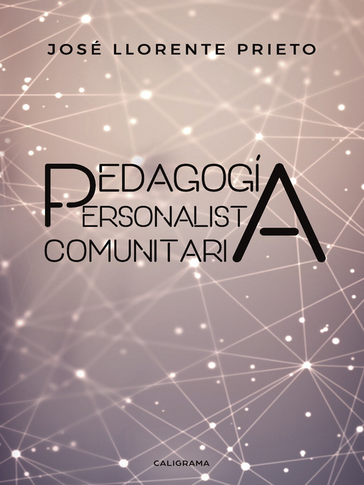 Cover image for Pedagogía Personalista Comunitaria